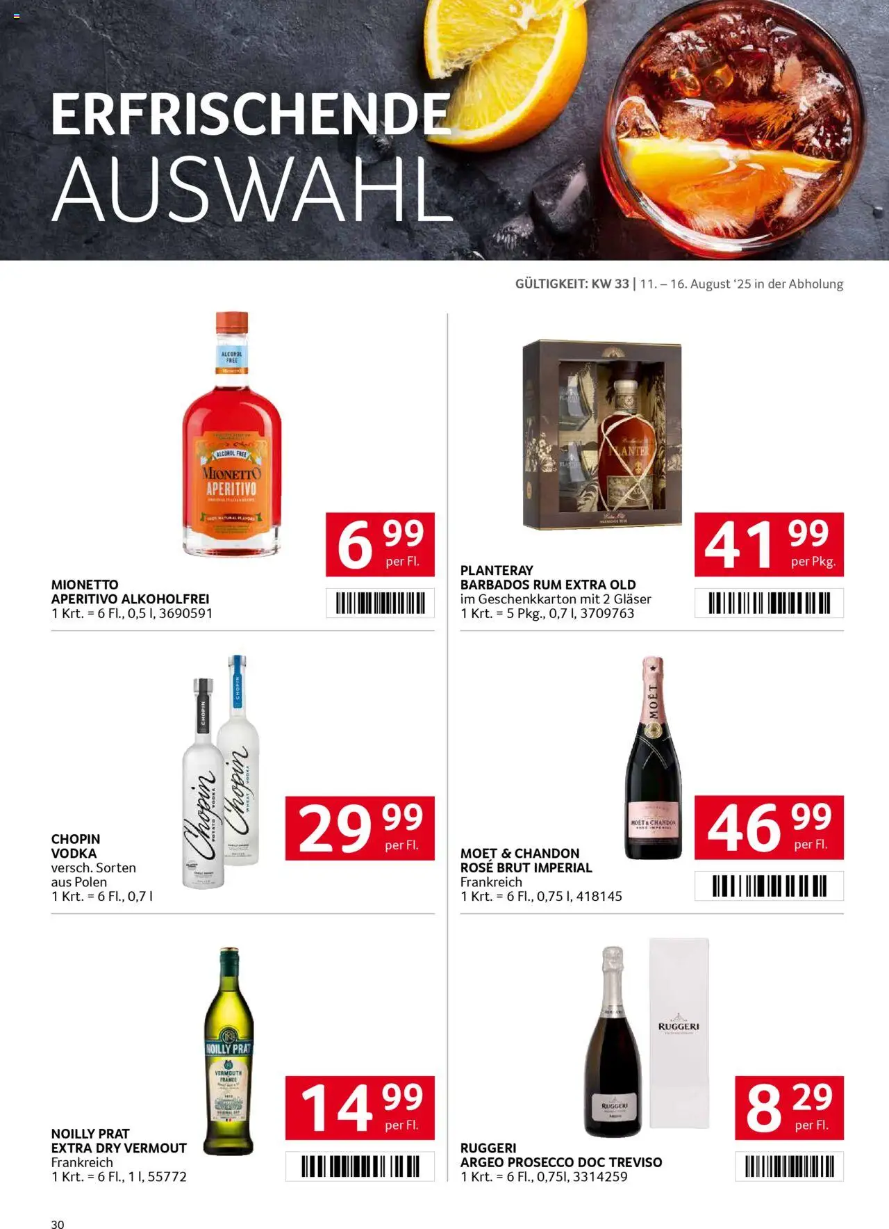 Transgourmet Flugblatt gültig ab 10.08.2025 | Seite: 30