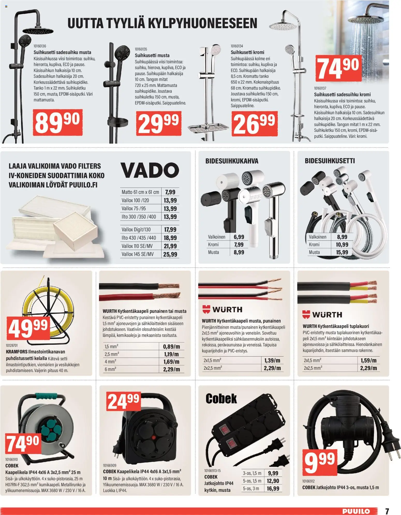 Puuilo tarjoukset – voimassa 26.01.2026 alkaen | Sivu: 7 | Tuotteet: Jatkojohto, Matto, Peli