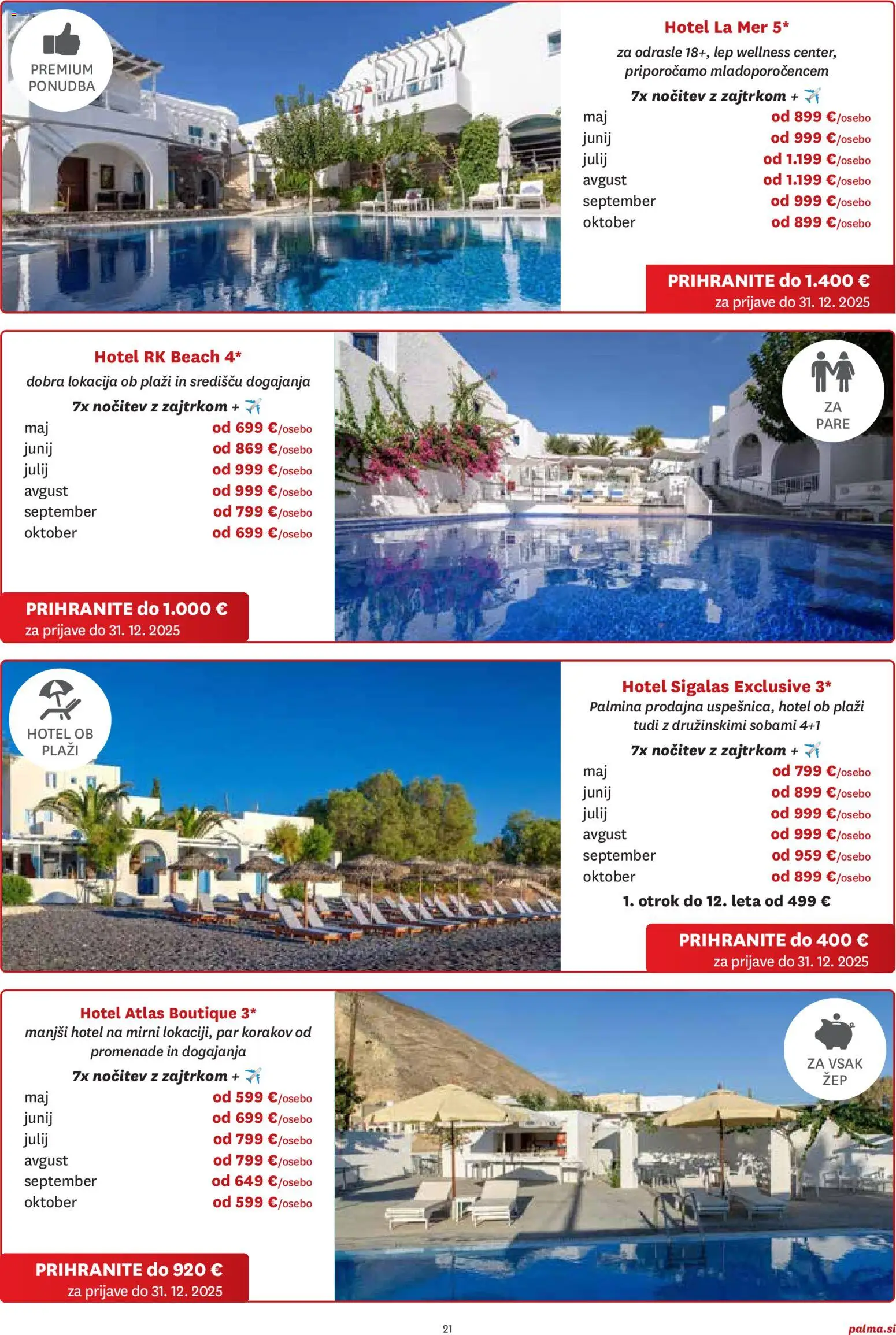 Novi Palma katalog ponudbe – veljaven od 06.11.2025 | Stran: 21