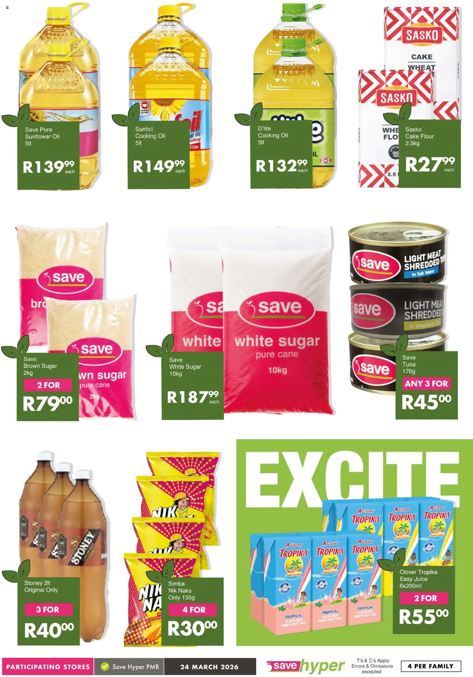 New Save catalogue – valid from 24.03.2026 | Page: 11 | Products: Tuna, Oil, Stoney, Salt