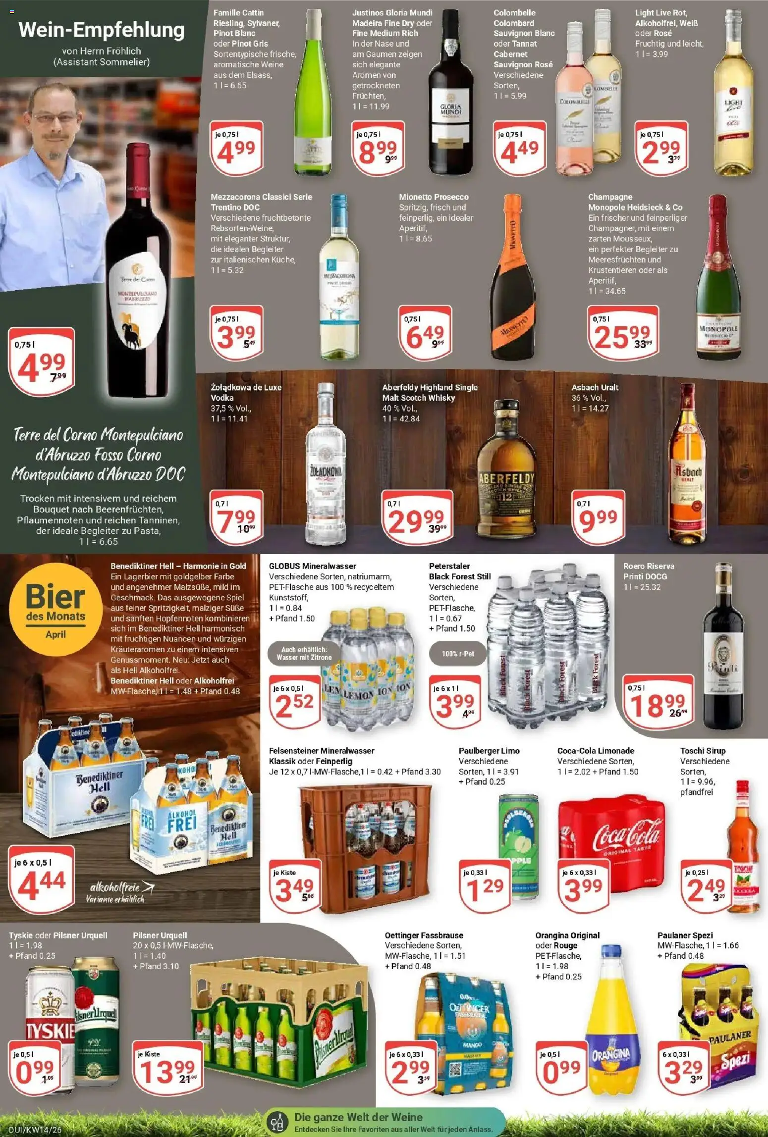 Globus prospekt Duisburg	 – gültig ab 30.03.2026 | Seite: 22 | Produkte: Whisky, Paulaner spezi, Rouge, Benediktiner hell