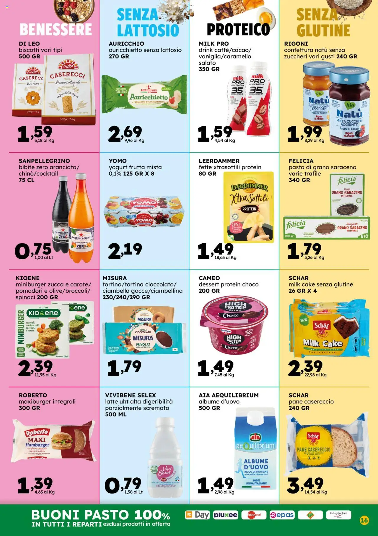 Volantino GECOP del 25.08.2025 | Pagina: 16 | Prodotti: Uova, Pane, Biscotti, Zucchine