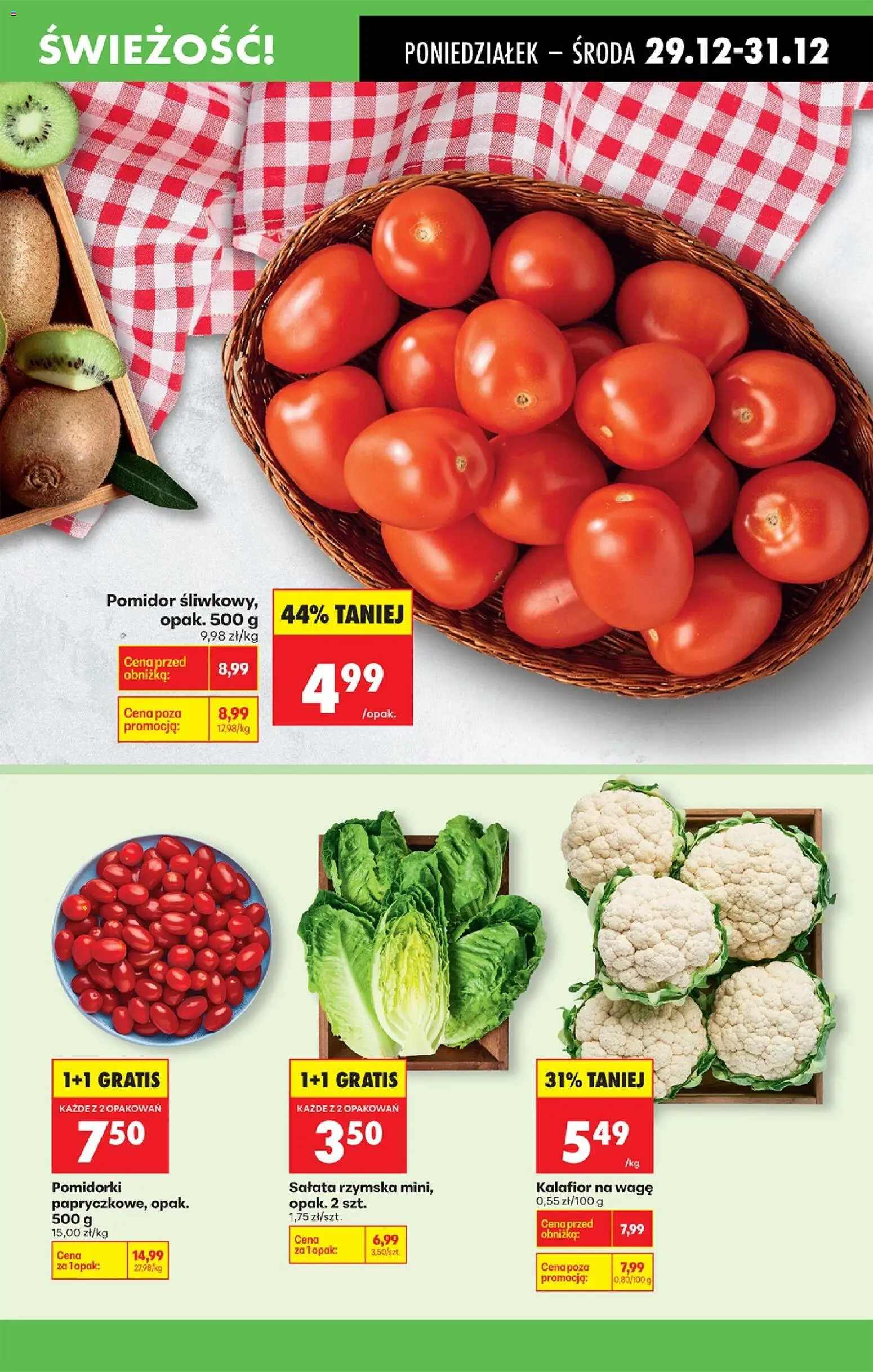 Biedronka gazetka od 29.12.2025 | Strona: 27 | Produkty: Kalafior