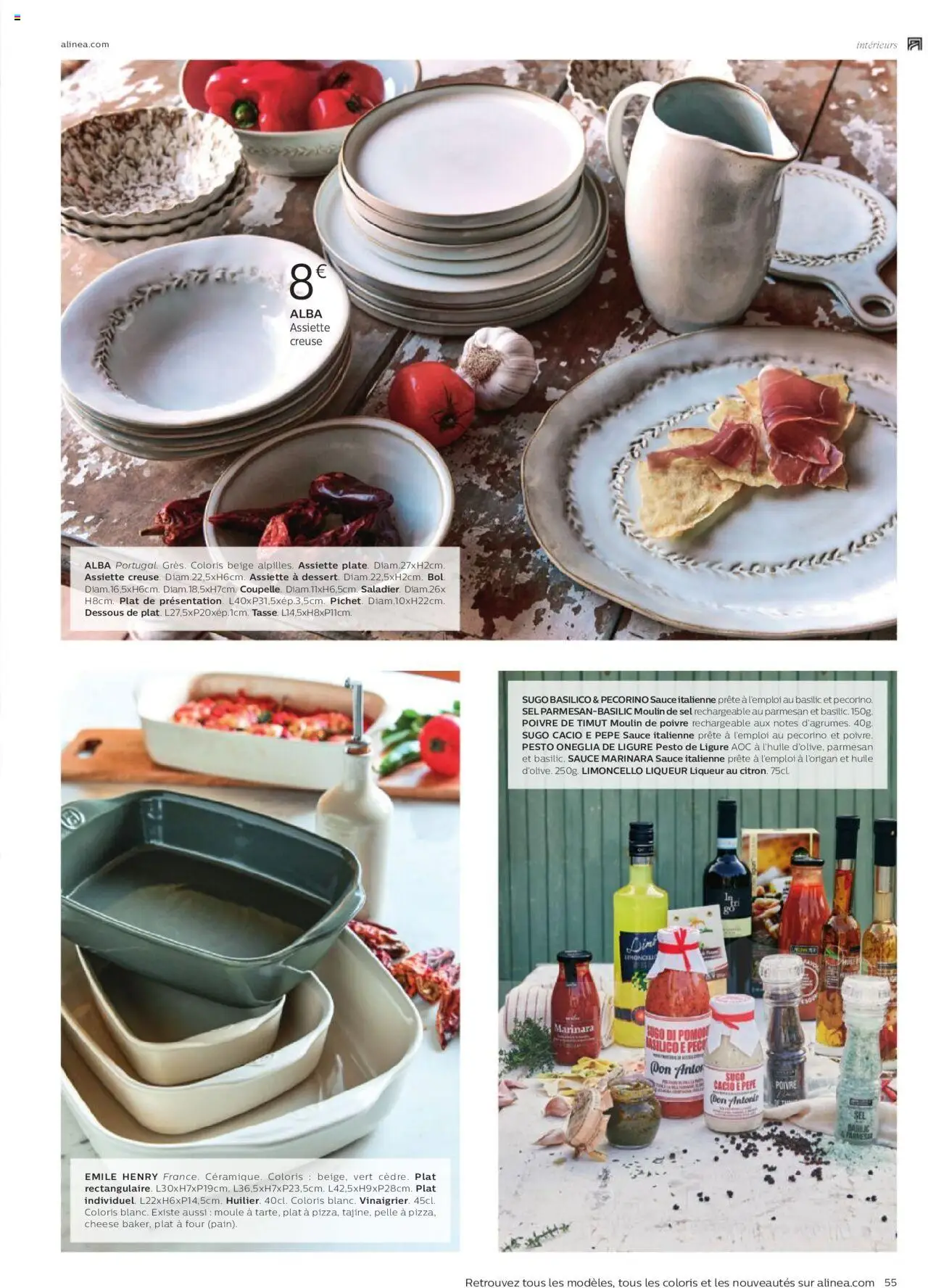 {H1} | Page: 55 | Produits: Four, Parmesan, Sel, Huile