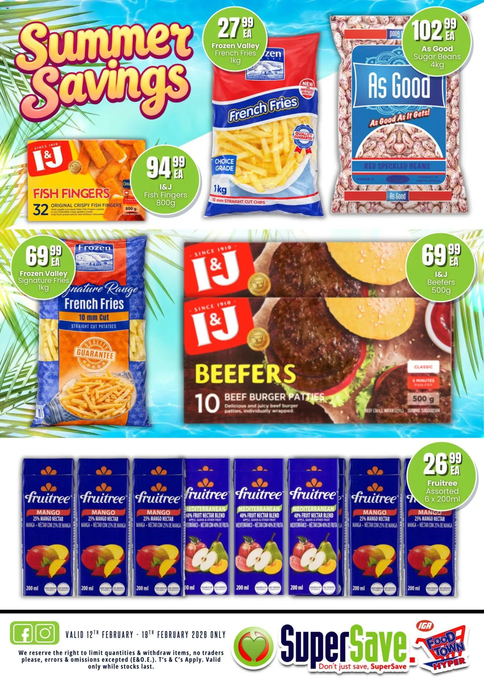 New Super Save catalogue – valid from 12.02.2026 | Page: 14 | Products: Beef, Water, Sugar, Mango