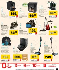 Vista previa Eroski - Cyber week válido desde el 02.12.2025 | Página: 7 | Productos: Cepillo, Parrilla, Cafetera, Aspirador
