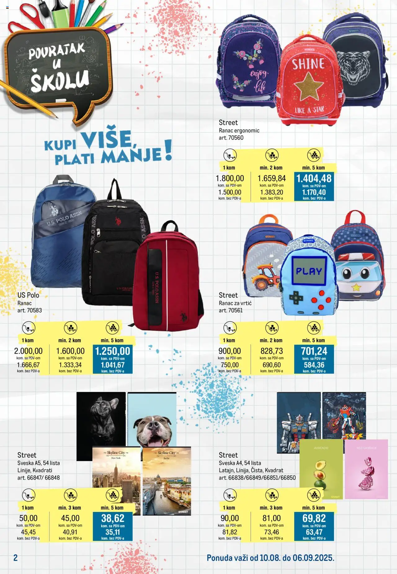 Metro katalog - važi od 10.08.2025 | Strana: 2 | Proizvode: Ranac