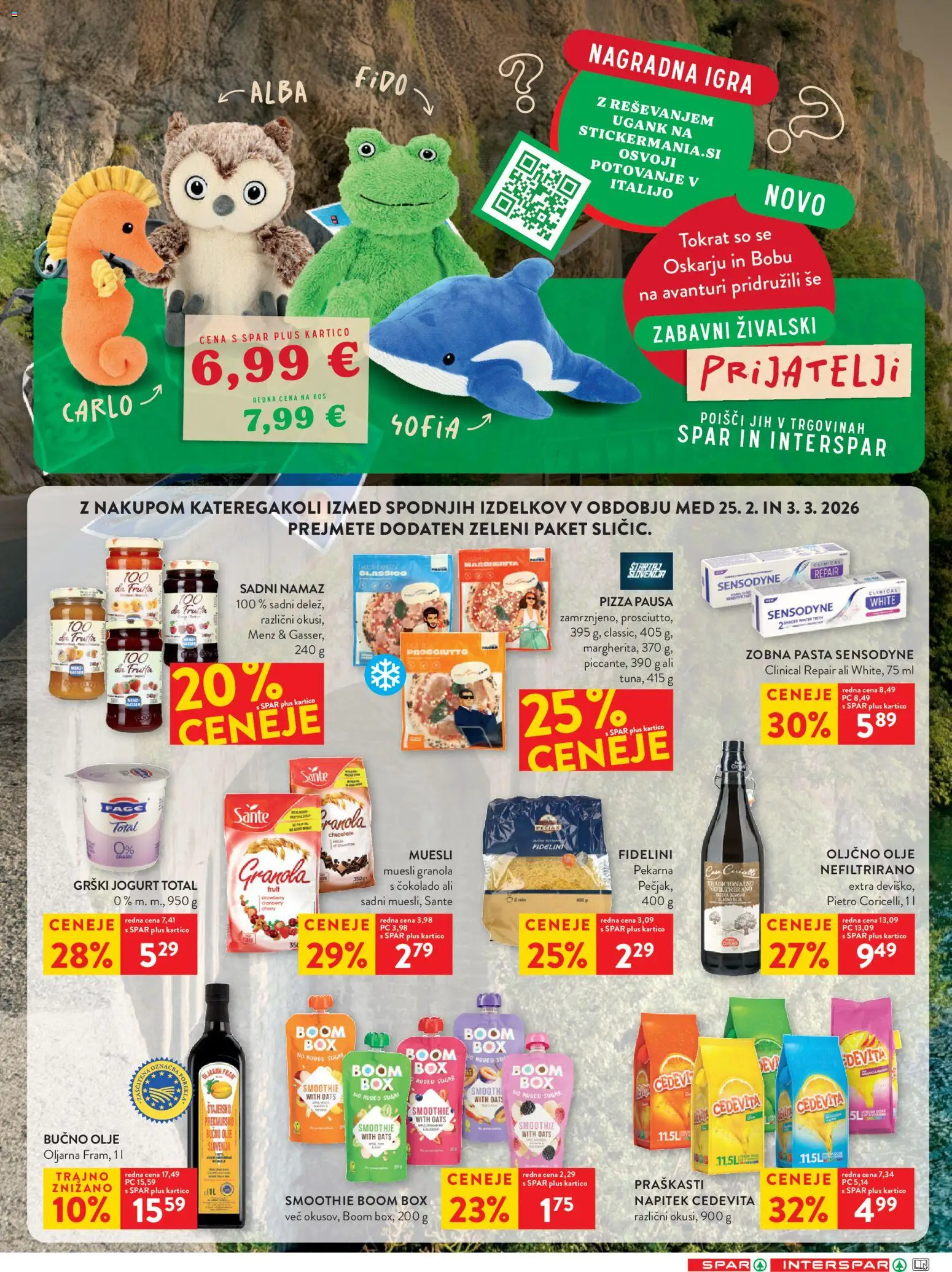 Novi Spar katalog ponudbe – veljaven od 25.02.2026 | Stran: 17 | Izdelki: Pekarna, Jogurt, Olje, Zobna pasta