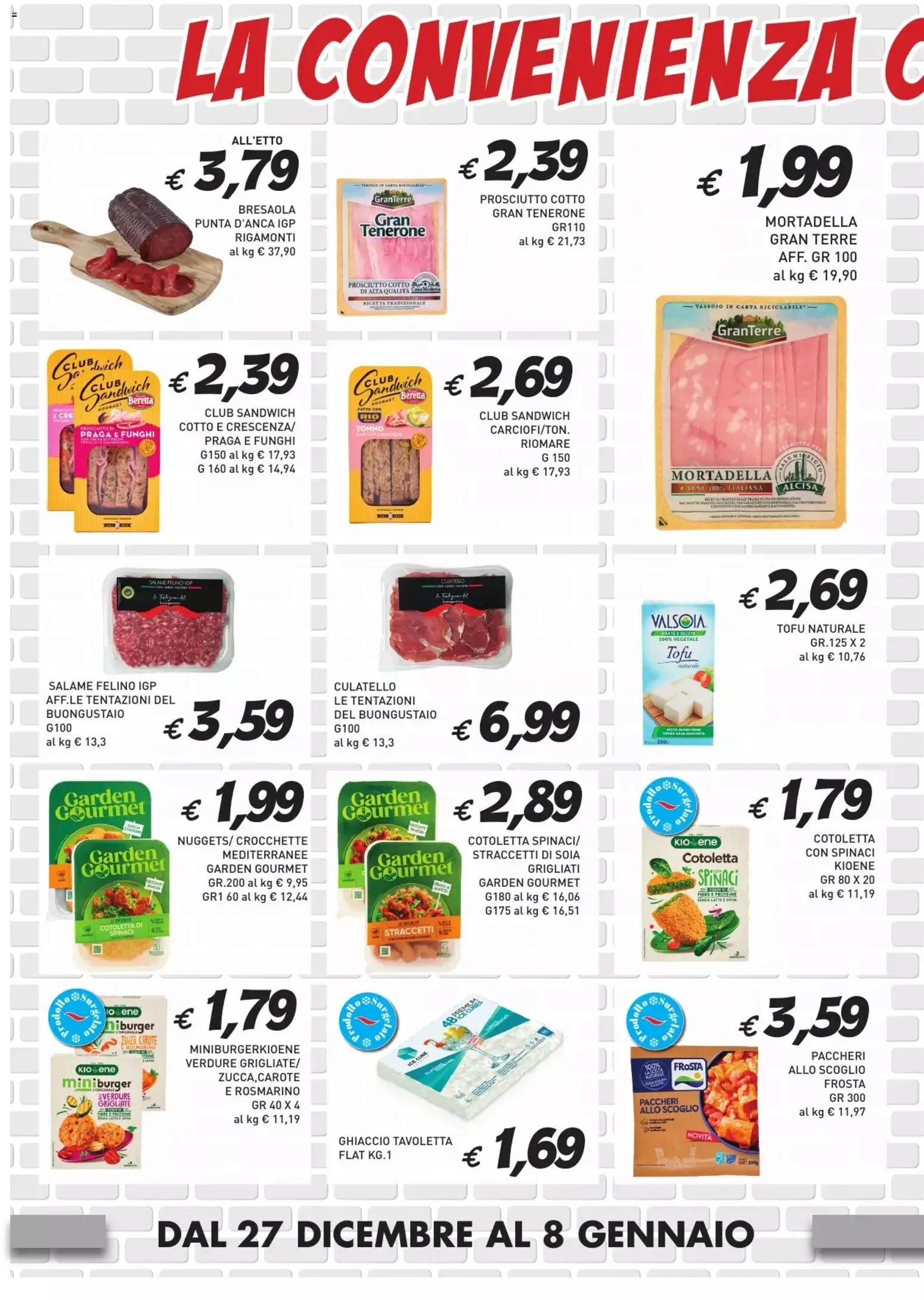 Volantino Coal del 27.12.2025 | Pagina: 2 | Prodotti: Rosmarino, Prosciutto Cotto, Tonno, Vassoio