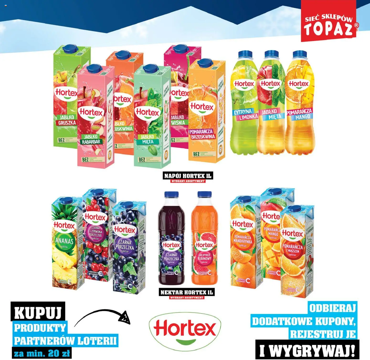 Topaz Gazetka - Katalog Produktów Objętych Loterią od 01.12.2025 | Strona: 63 | Produkty: Limonka, Gruszka, Mięta, Ananas