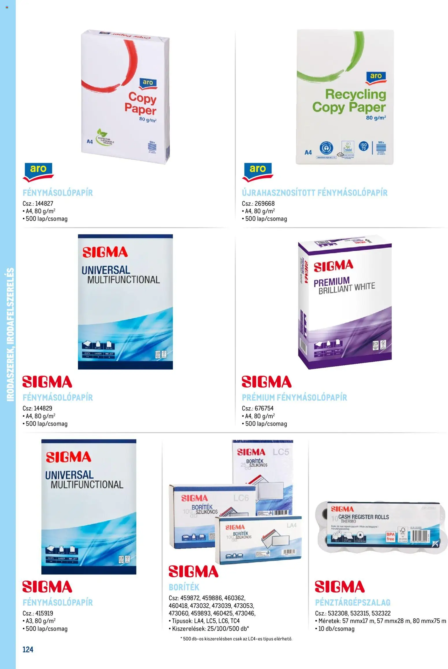 Metro akciós ujság - amely érvényes a következő dátumtól: 18.02.2026 | Oldal: 124 | Termékek: Fénymásolópapír