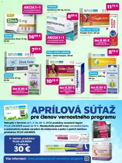Plus lekáreň leták platný od 01.04.2026 | Strana: 8