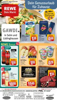 Rewe Prospekt Lüdinghausen	 ab 02.03.2026 gültig