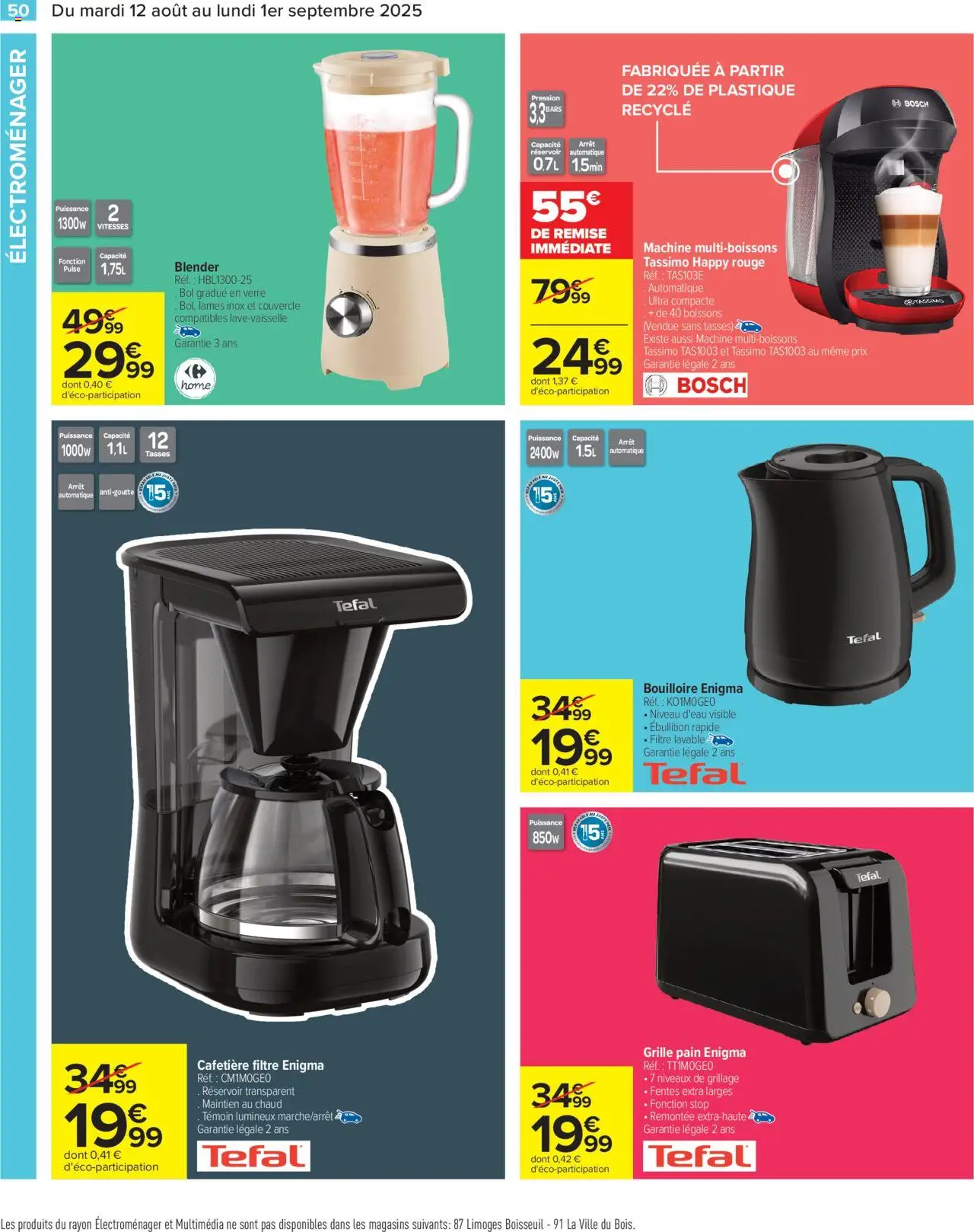  | Page: 52 | Produits: Filtre, Tassimo, Bouilloire, Bol
