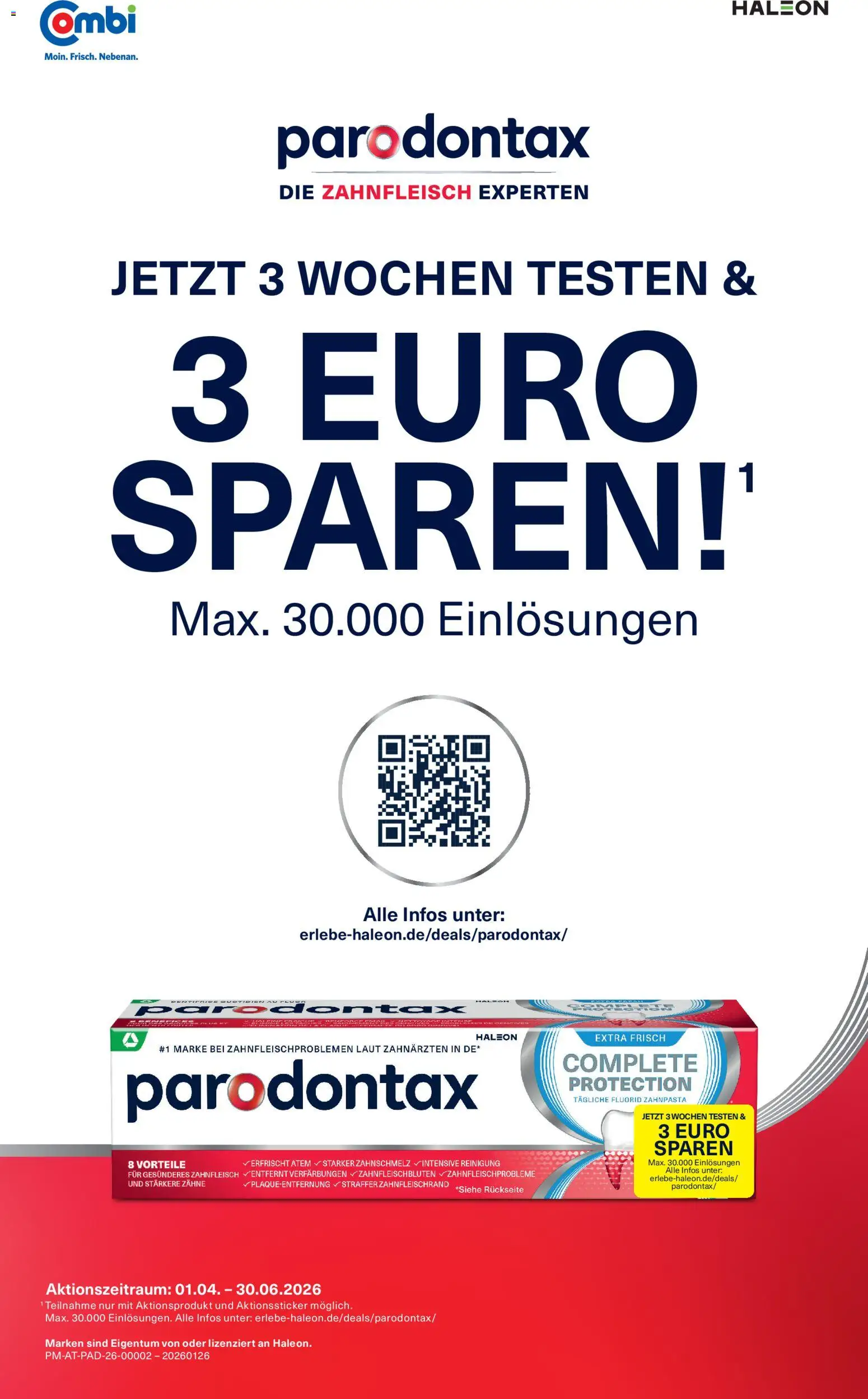 Combi Prospekt 	 – gültig ab 13.04.2026 | Seite: 25 | Produkte: Zahnpasta