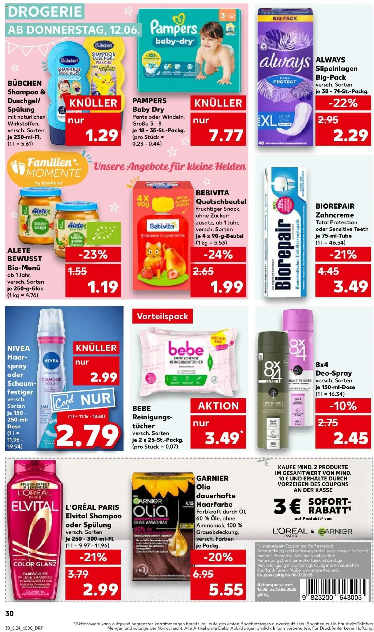Kaufland prospekt Stadthagen	 - gültig ab dem 16.06.2025 | Seite: 45 | Produkte: Äpfel, Shampoo, Haarspray, Birne