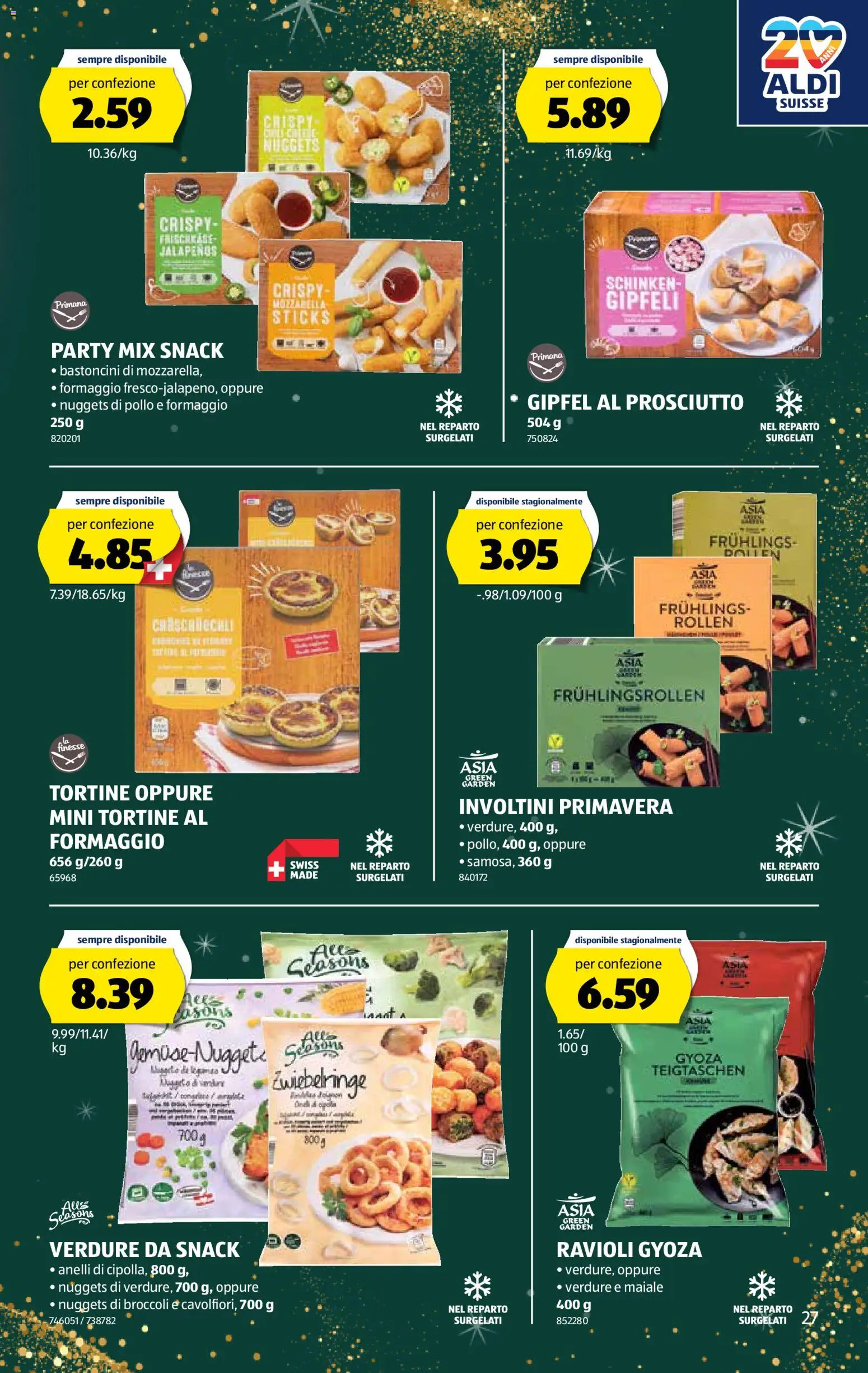 Aldi Aktionen IT – gültig ab 24.12.2025 | Seite: 28 | Produkte: Gipfeli, Schinken