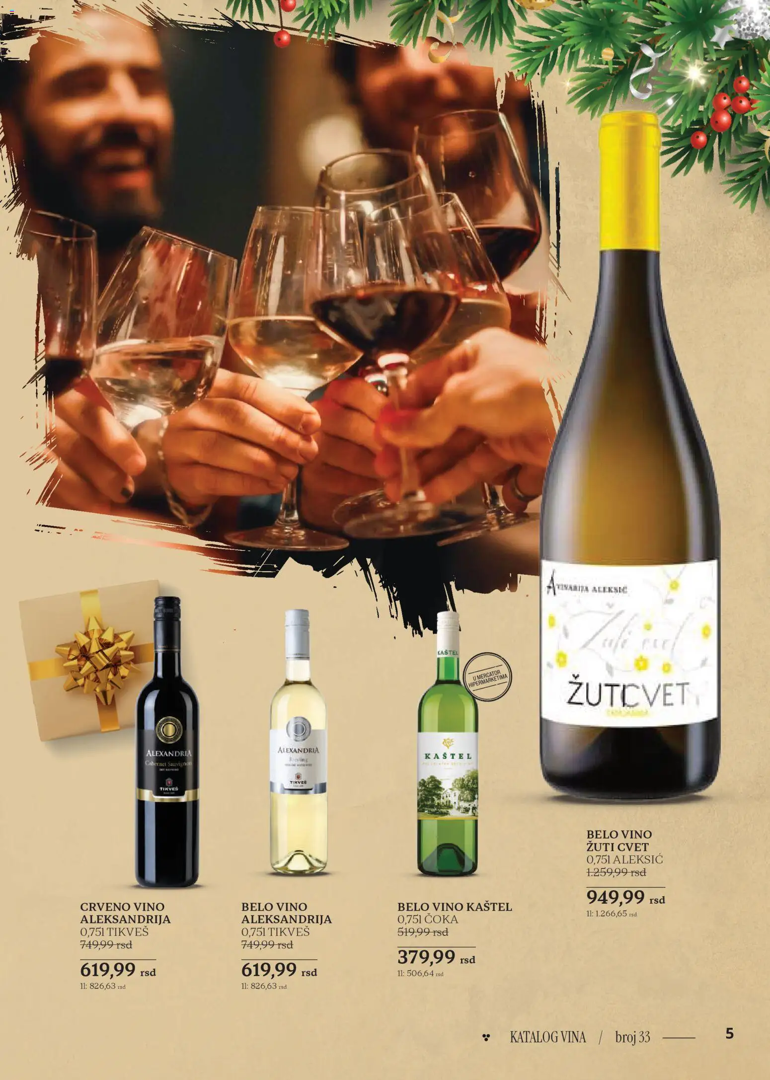 Roda katalog - važi od 18.12.2025 | Strana: 5 | Proizvode: Cabernet Sauvignon, Crveno vino, Belo vino, Vino