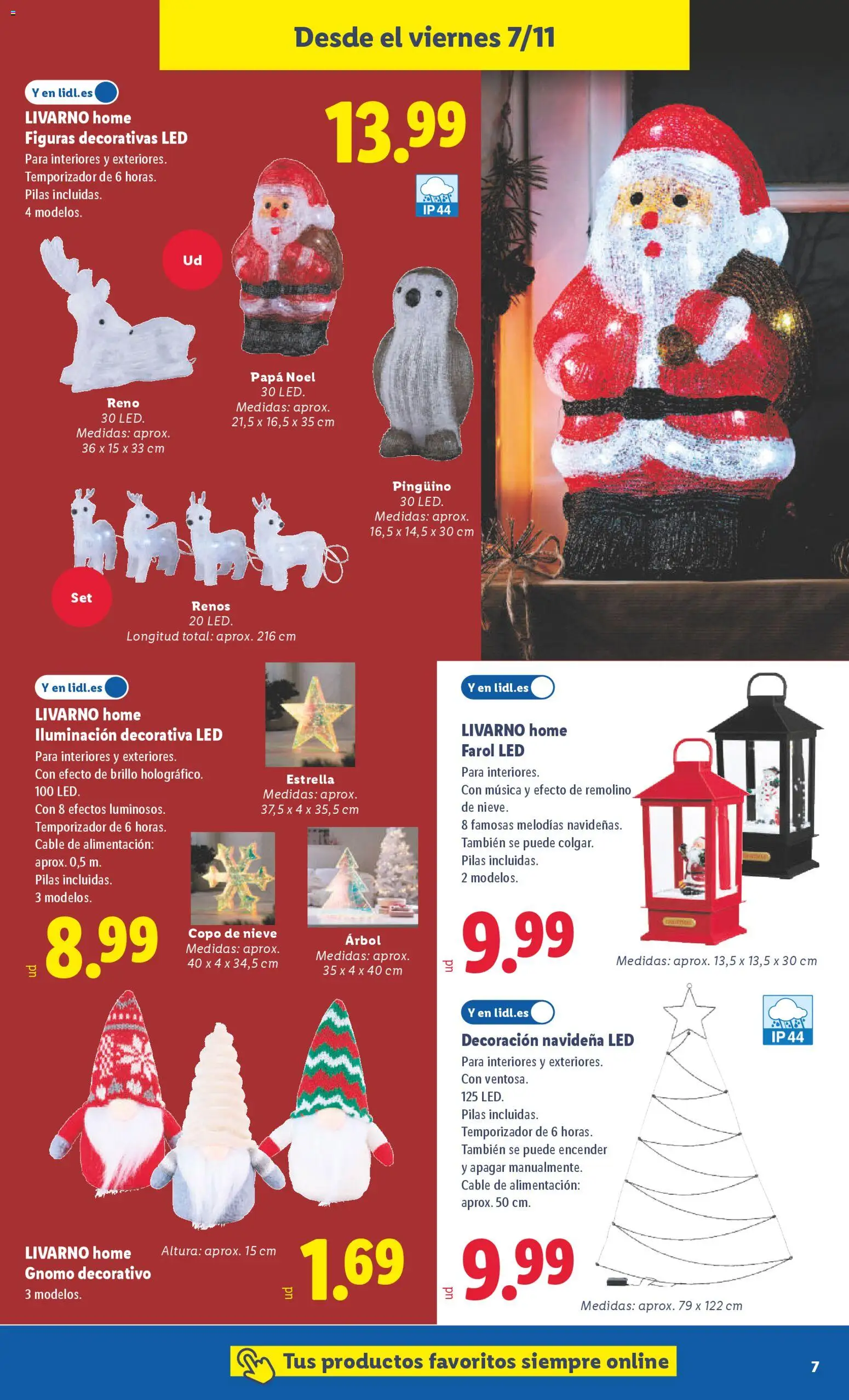 Lidl - Canarias  │ válido desde el 03.11.2025 | Página: 13 | Productos: Farol, Cable, Galette de chaise