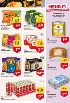 MPREIS Flugblatt ab 02.04.2026 gültig | Seite: 9 | Produkte: Chips, Eier, Bier