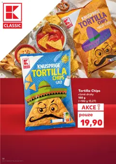 Tortilla Chips, různé druhy 150 g od 17.09.2025 | Strana: 38