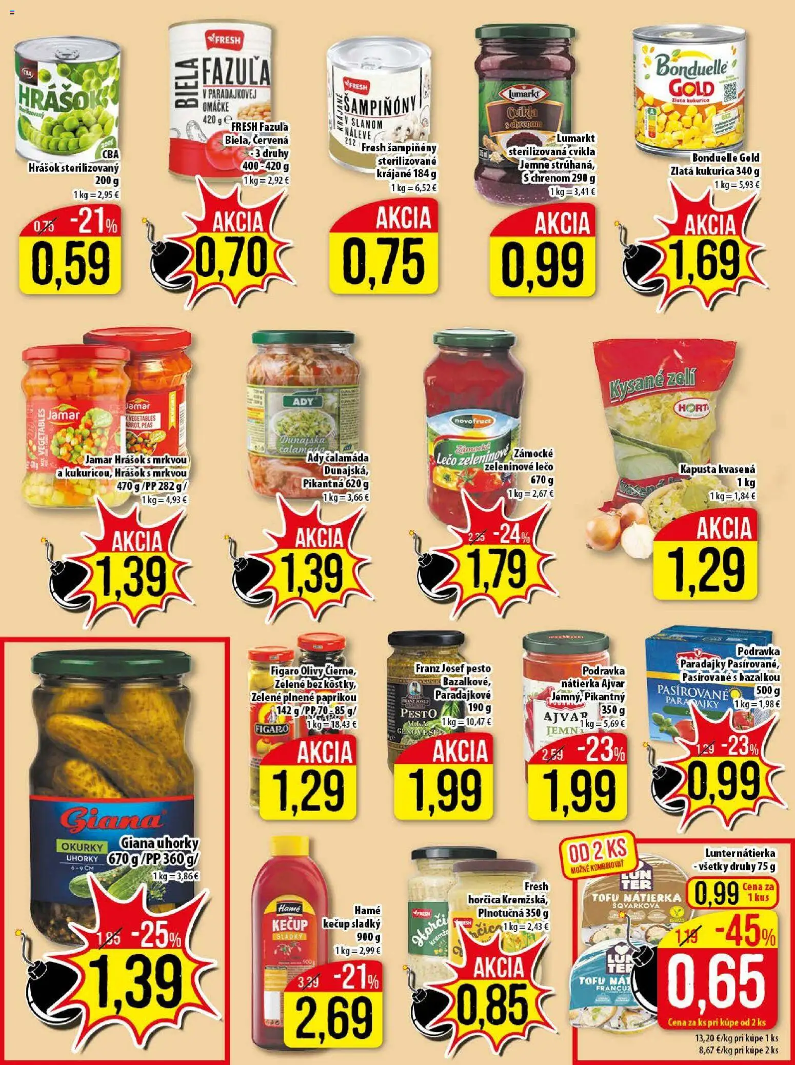 Nové Klas akcie – leták je platný od 16.02.2026 | Strana: 17 | Produkty: Kapusta, Tofu, Cvikla, Uhorky