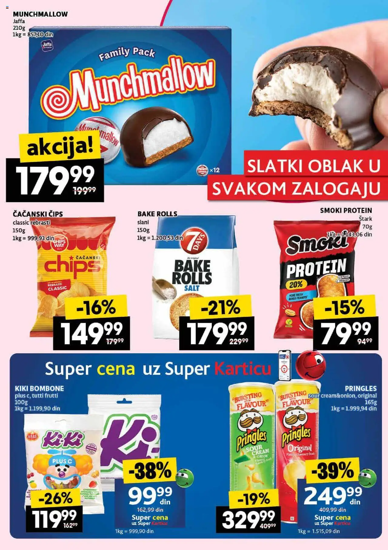 Roda katalog - važi od 07.08.2025 | Strana: 35 | Proizvode: Čips, Protein, Munchmallow, Pringles