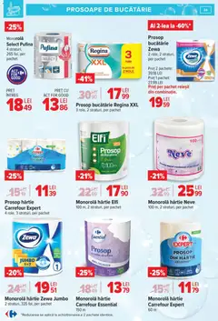 Ofertele Carrefour valabile de la 09.03.2026 | Pagină: 24 | Produse: Prosoape de bucătărie, Bucătărie, Role
