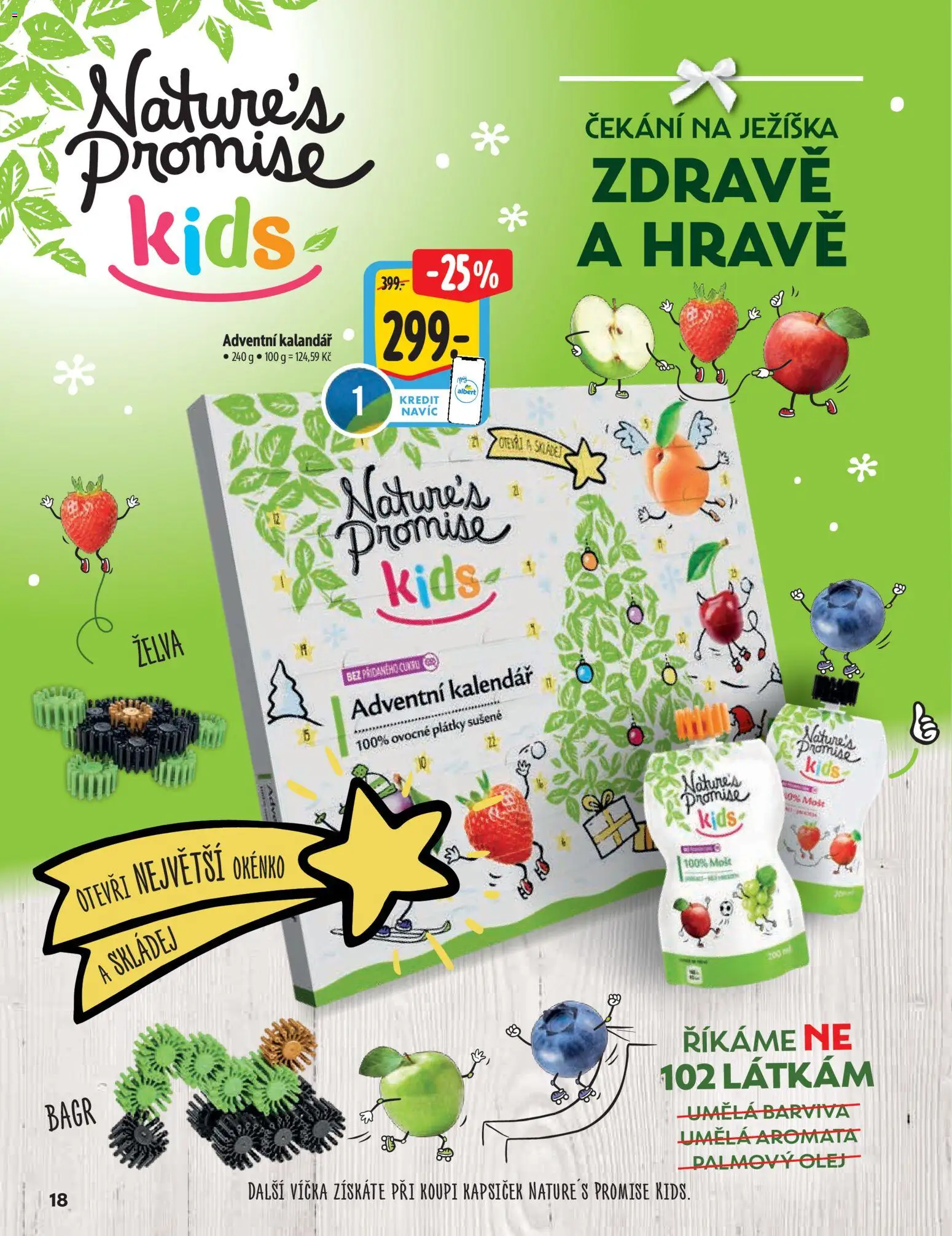 Albert katalog - Hypermarket od 29.10.2025 | Strana: 18 | Produkty: Olej, Mošt, Adventní kalendář, Kalendář
