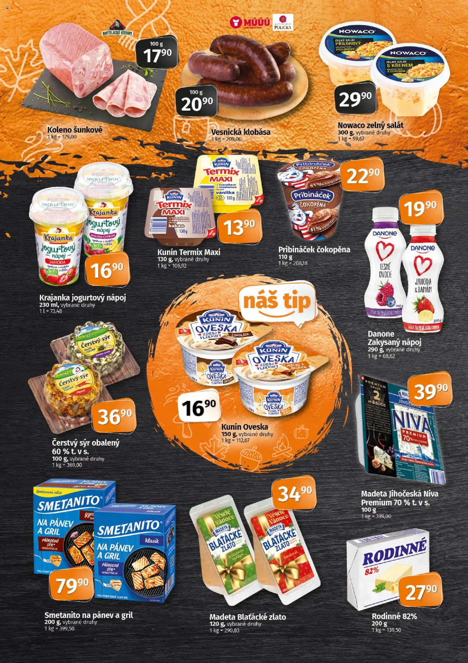 Coop leták - Tip Extra od 12.11.2025 | Strana: 2 | Produkty: Polička, Čokoláda, Termix, Čerstvý sýr