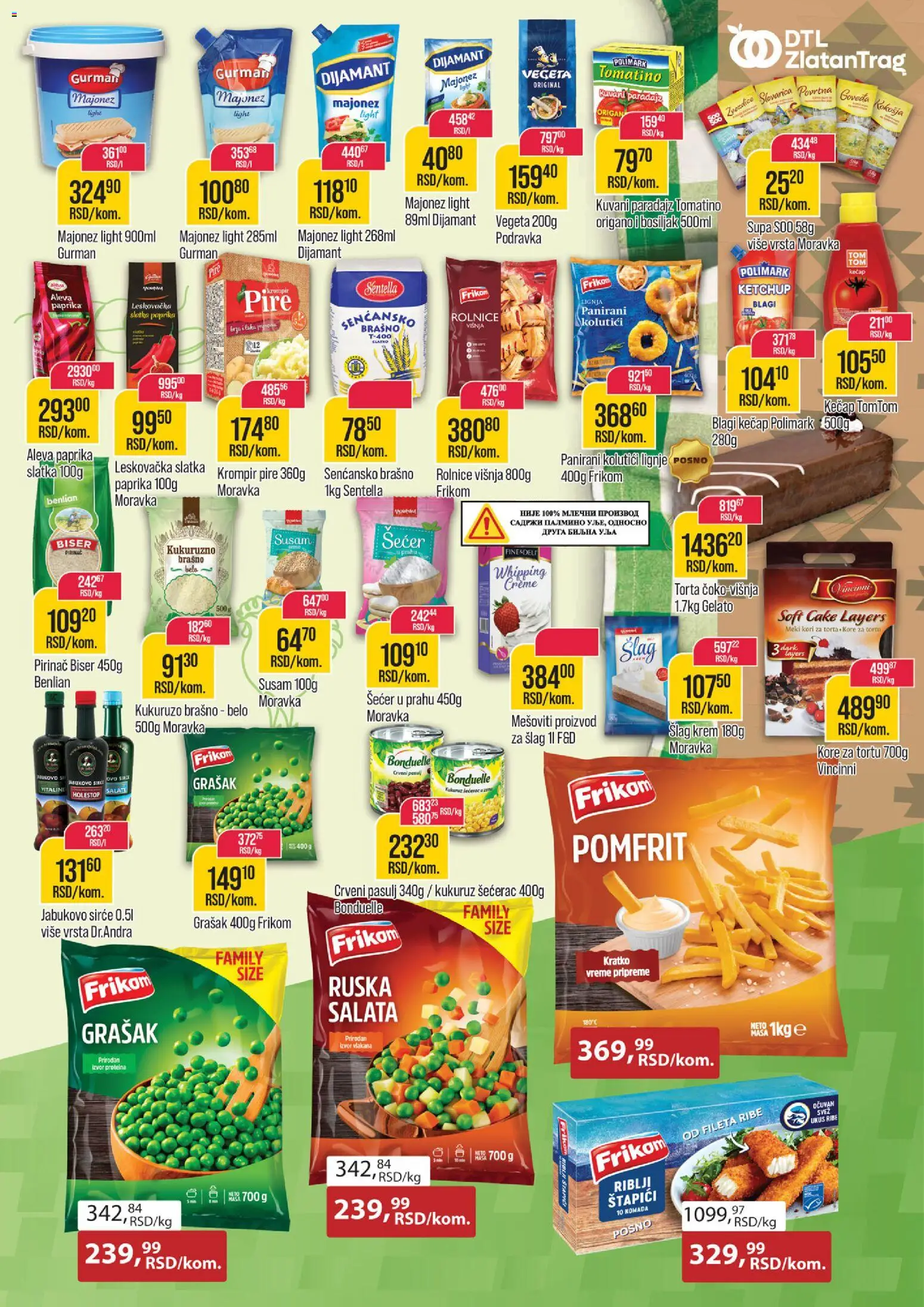 Zlatan Trag katalog - važi od 03.12.2025 | Strana: 7 | Proizvode: Šlag, Pomfrit, Šlag krem, Paradajz
