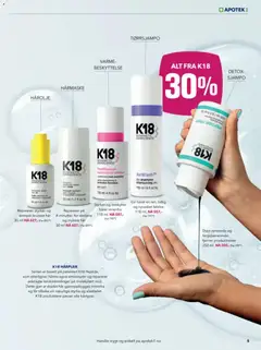 Forhåndsvisning av Apotek 1 kundeavis gyldig fra 25.03.2026 | Side: 5 | Produkter: Jupe en jean, Shampoo, Hårmaske, Hårolje