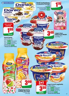 Pogląd oferty "Jogurt skyr Bakoma & Wedel, 3 rodzaje, 150 g" - ważna od 15.04.2026 | Strona: 41