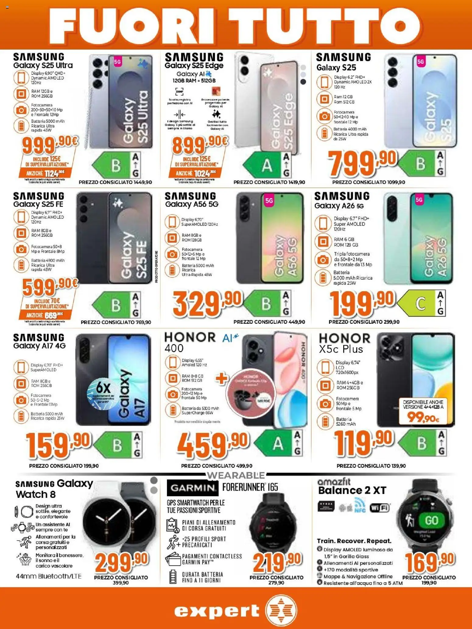 Volantino Expert del 27.12.2025 | Pagina: 24 | Prodotti: Samsung Galaxy, Tè, Fotocamera, Smartwatch