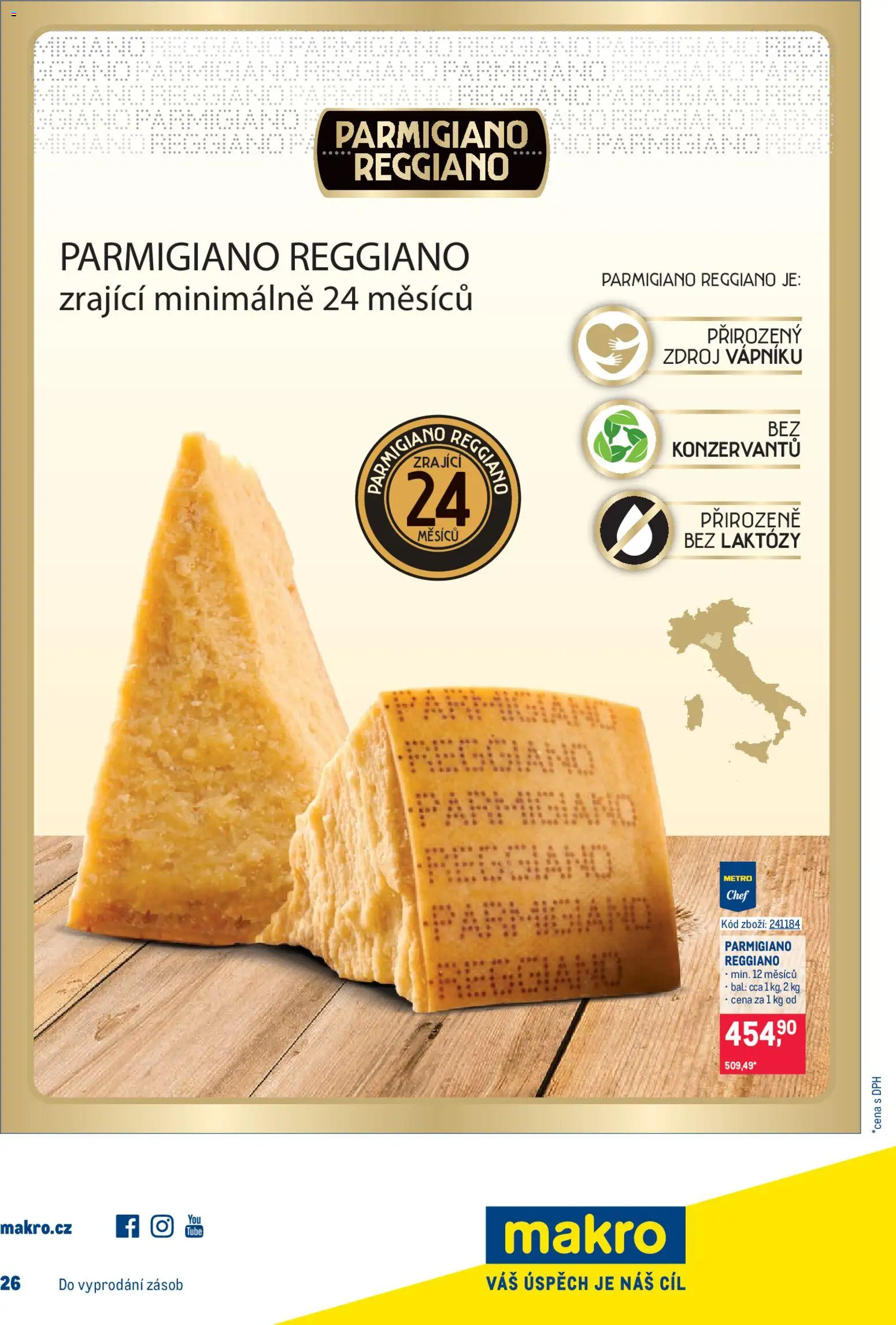 Makro leták - Gastronomie od 03.12.2025 | Strana: 27 | Produkty: Parmigiano Reggiano