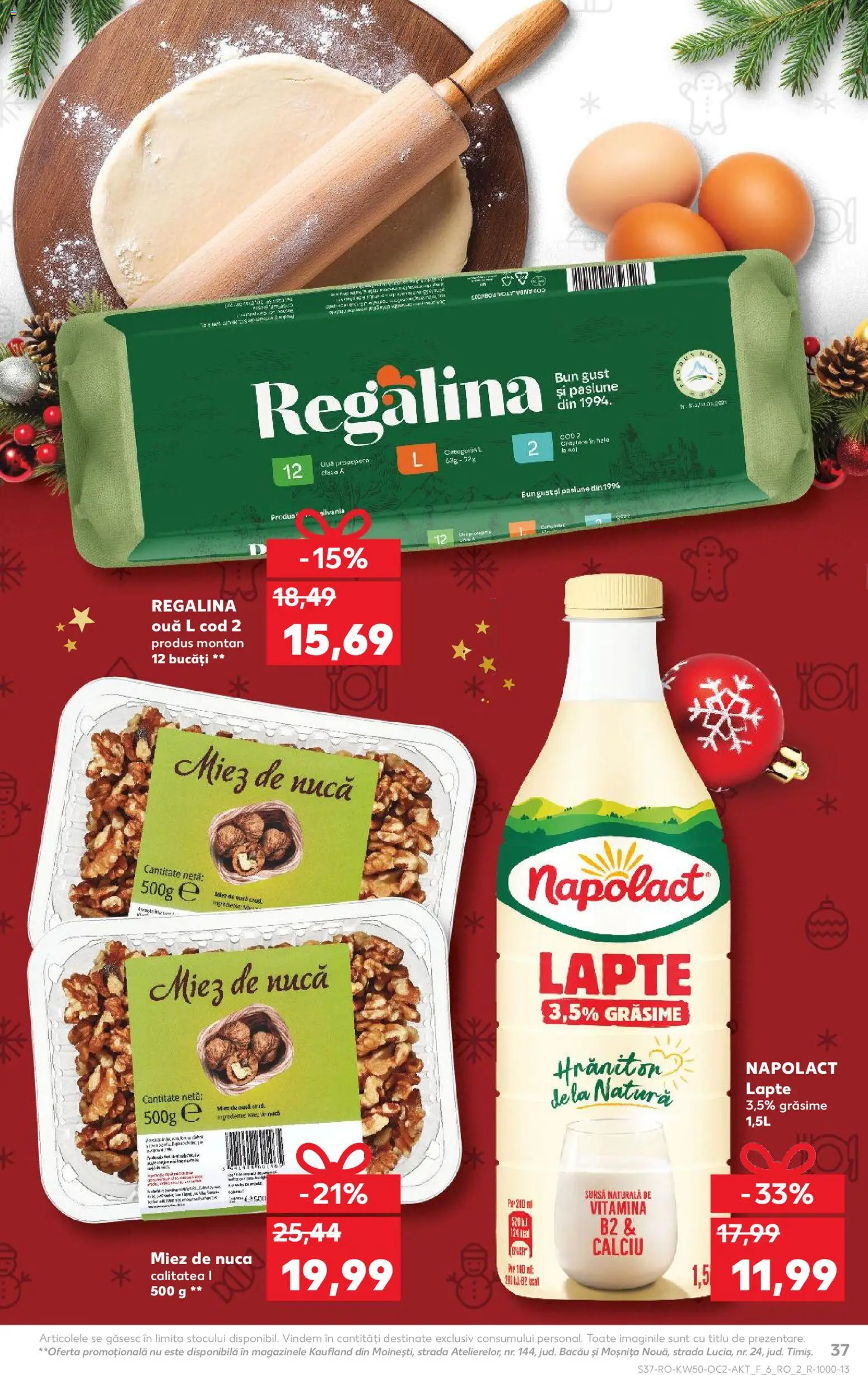 Kaufland RO akciós ujság - amely érvényes a következő dátumtól: 10.12.2025 | Oldal: 37