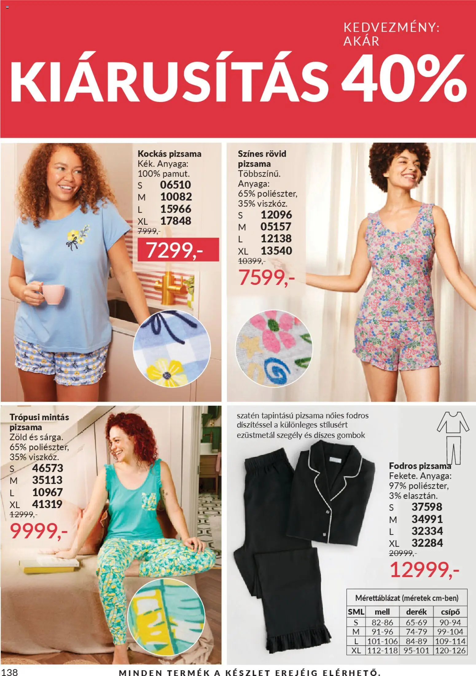 Avon akciós ujság - amely érvényes a következő dátumtól: 01.03.2026 | Oldal: 154 | Termékek: Pizsama