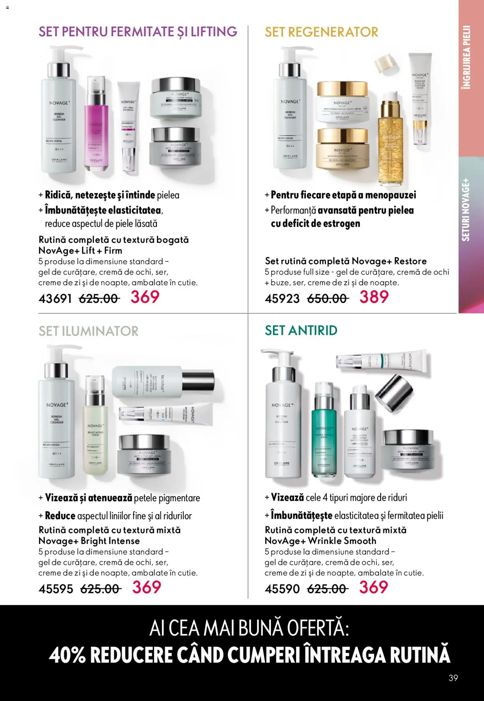 Noul catalog Oriflame – valabil de la 25.03.2026 | Pagină: 39 | Produse: Iluminator, Cremă