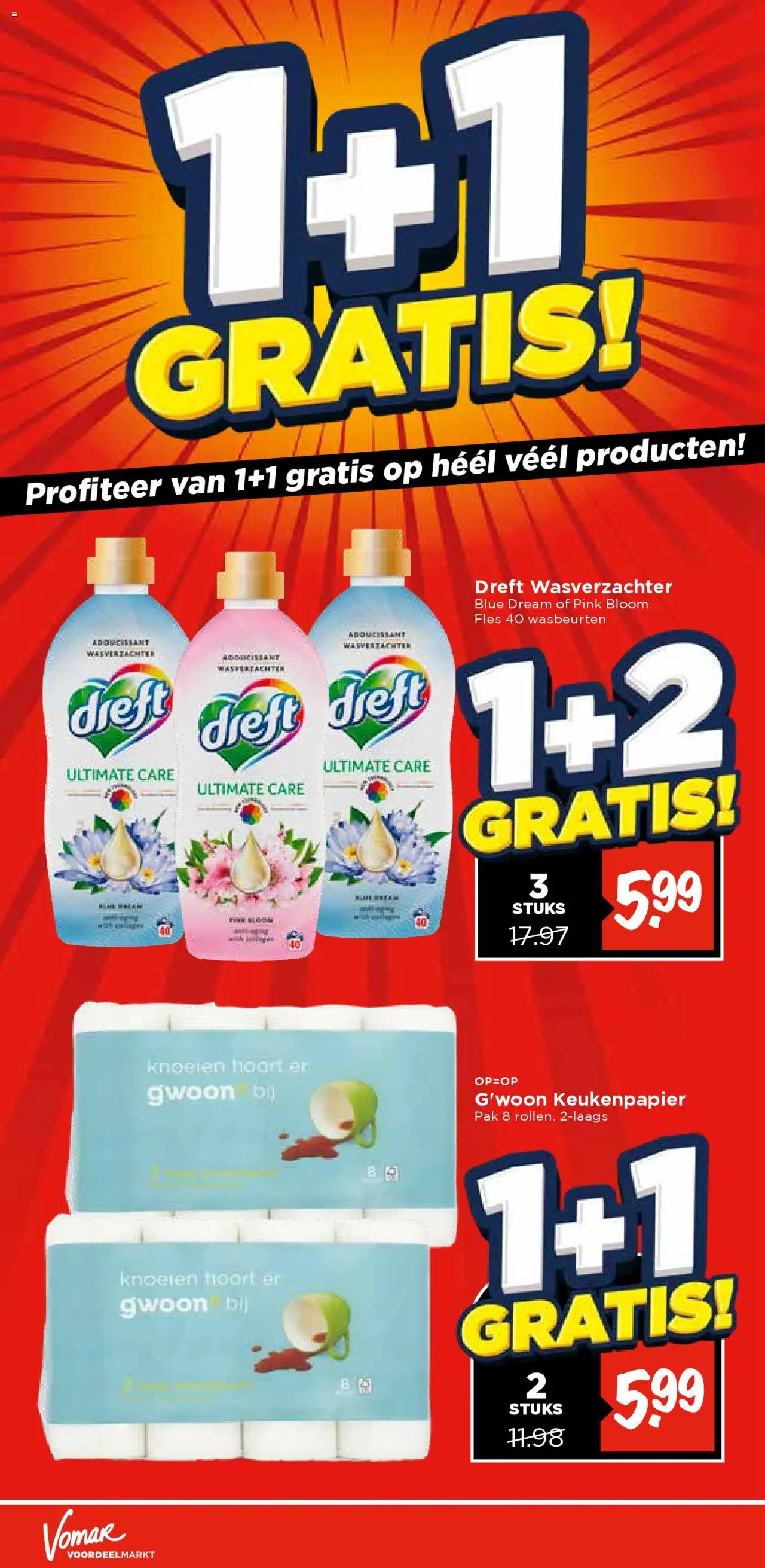  | Pagina: 13 | Producten: Wasverzachter, Keukenpapier, Fles