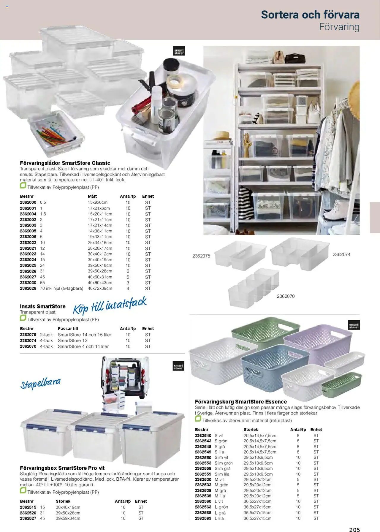 Office Depot reklamblad aktuell från 01.02.2025 | Sida: 207 | Produkter: Förvaringslådor