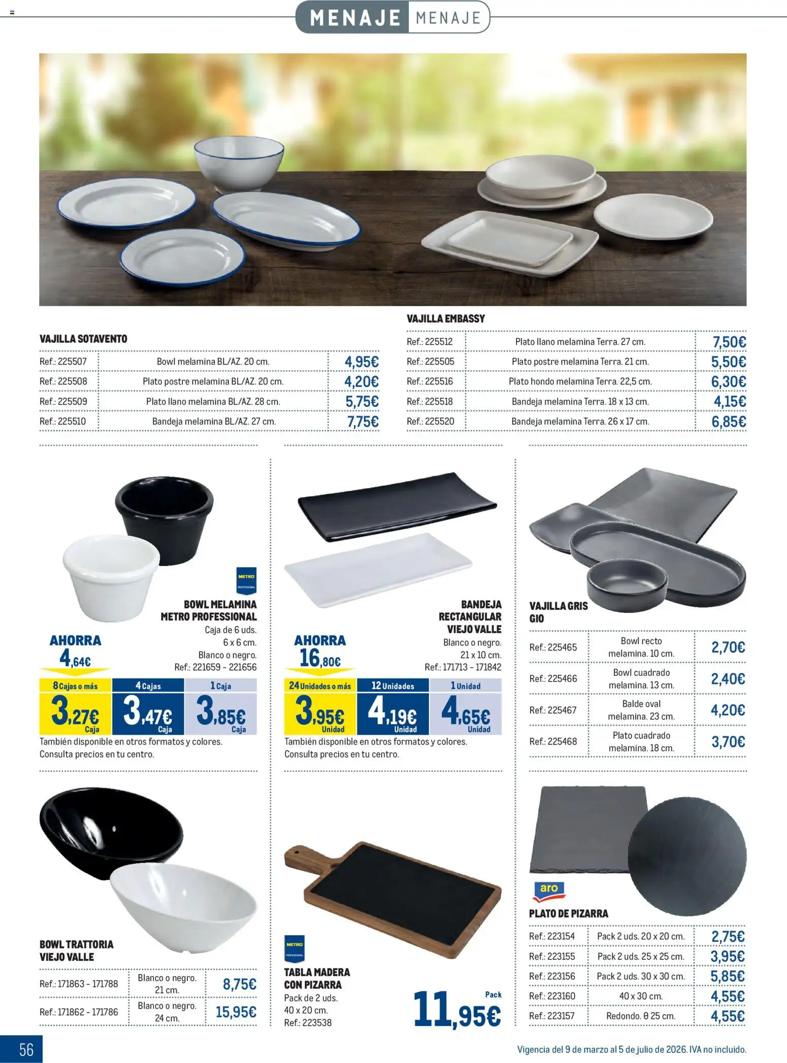 Makro - Especial Terrazas │ válido desde el 09.03.2026 | Página: 56 | Productos: Βρεφικό κρεβάτι, Bandeja, Caja