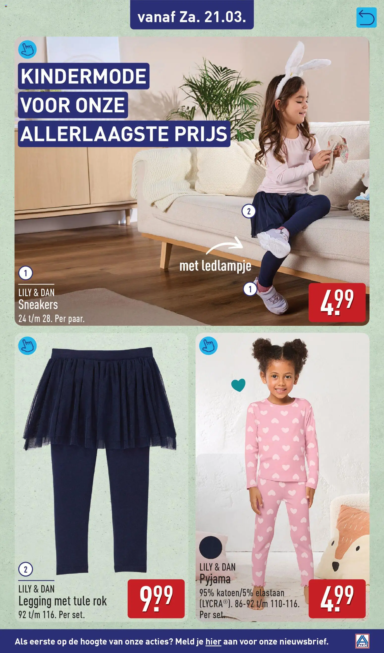 {H1} | Pagina: 15 | Producten: Pyjama, Legging, Sneakers