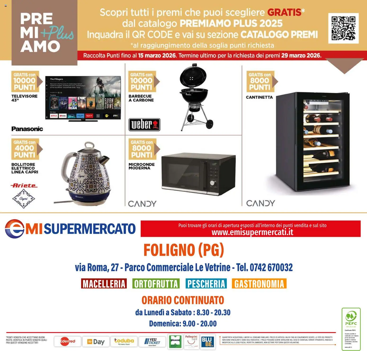 Volantino EMI del 19.02.2026 | Pagina: 28 | Prodotti: Microonde, Barbecue, The, Terra