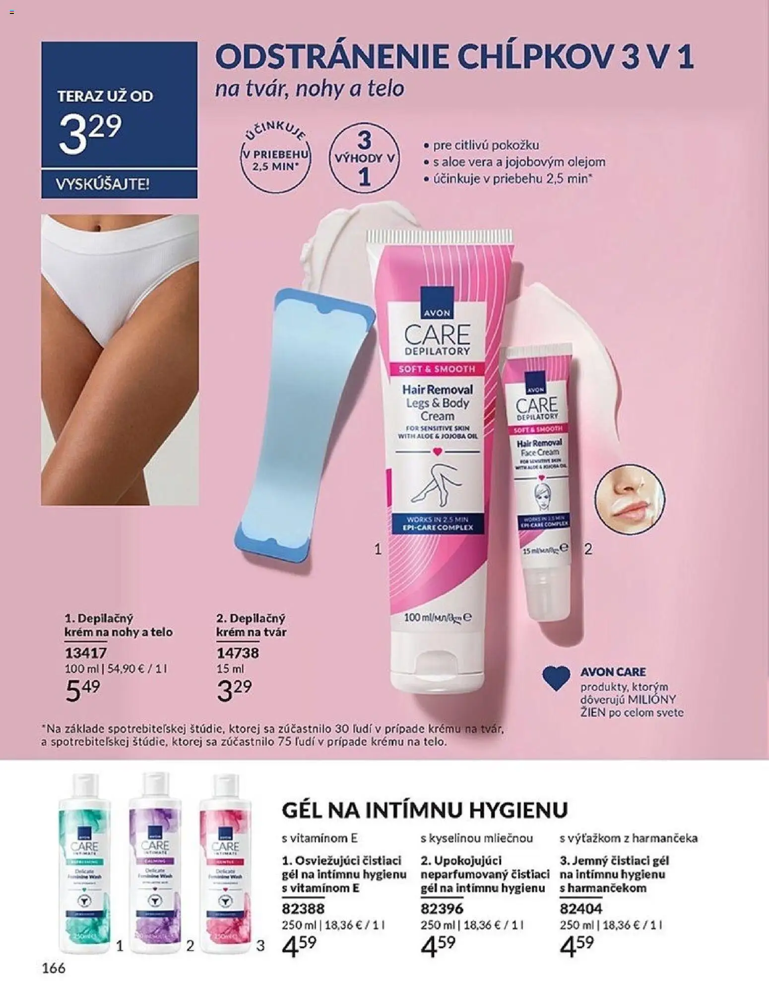 Nové Avon akcie – leták je platný od 01.01.2026 | Strana: 166 | Produkty: Krém