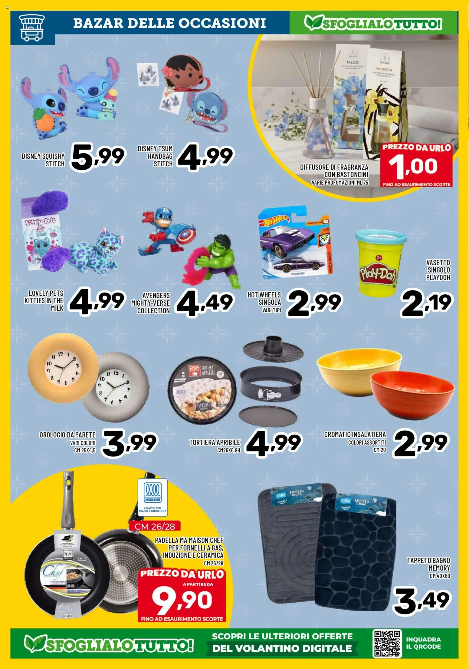 Volantino Il Centesimo del 06.03.2026 | Pagina: 18 | Prodotti: Tortiera, Talco, Padella, Bagno