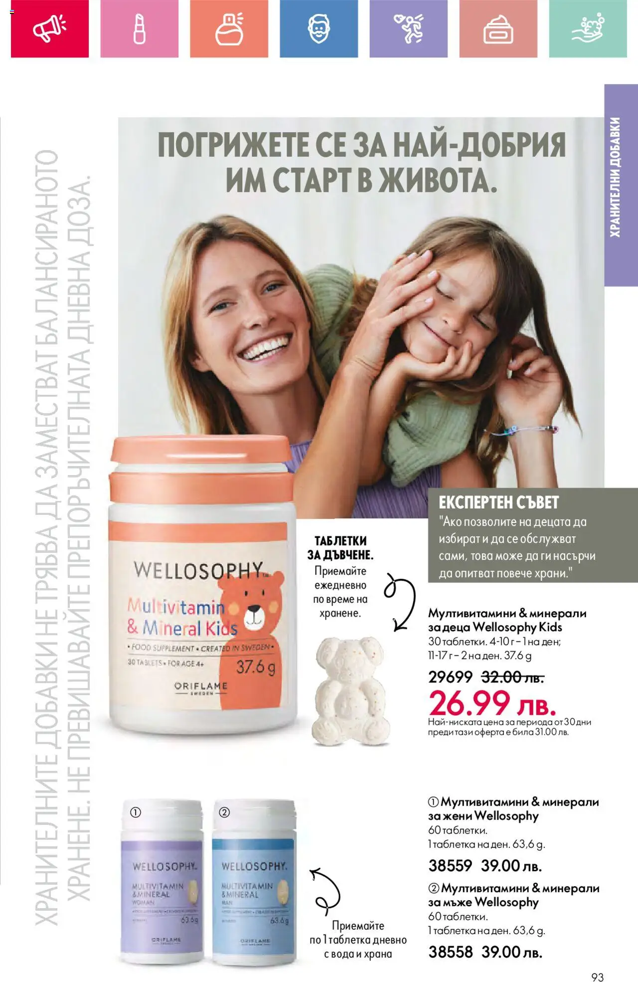  | Страница: 93 | Продукти: Таблетки, Вода