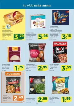 Vista previa HiperDino folleto válido desde el 23.10.2025 | Página: 12 | Productos: Jamón, Helado, Ρούτερ, Croquetas