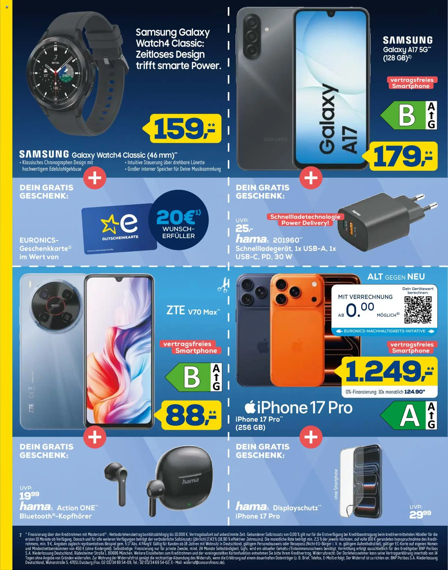 Euronics Prospekt 	 – gültig ab 14.02.2026 | Seite: 2 | Produkte: Samsung, Iphone, Smartphone