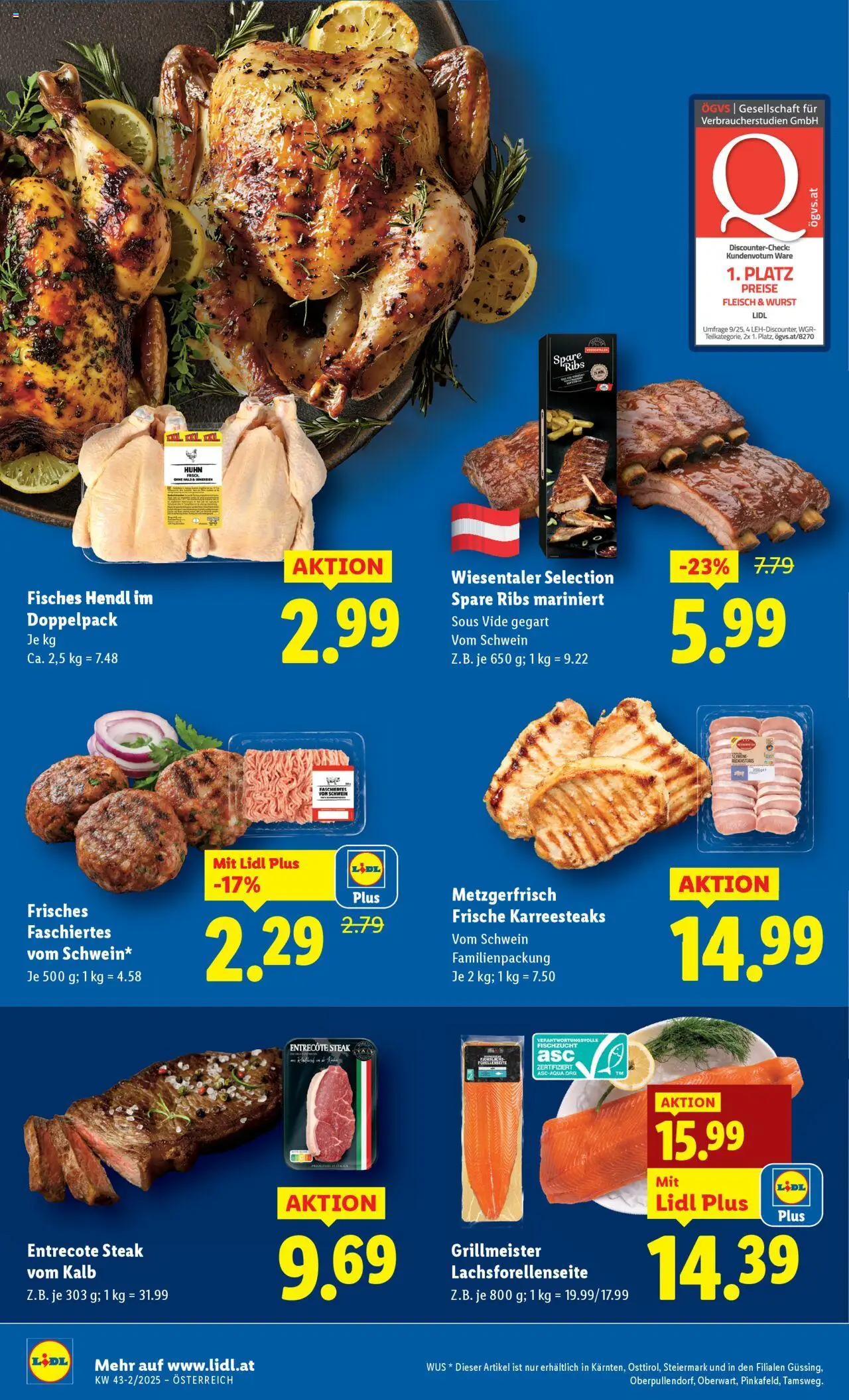Lidl Flugblatt - Oberpullendorf, Güssing, Oberwart gültig ab 23.10.2025 | Seite: 8 | Produkte: Wurst