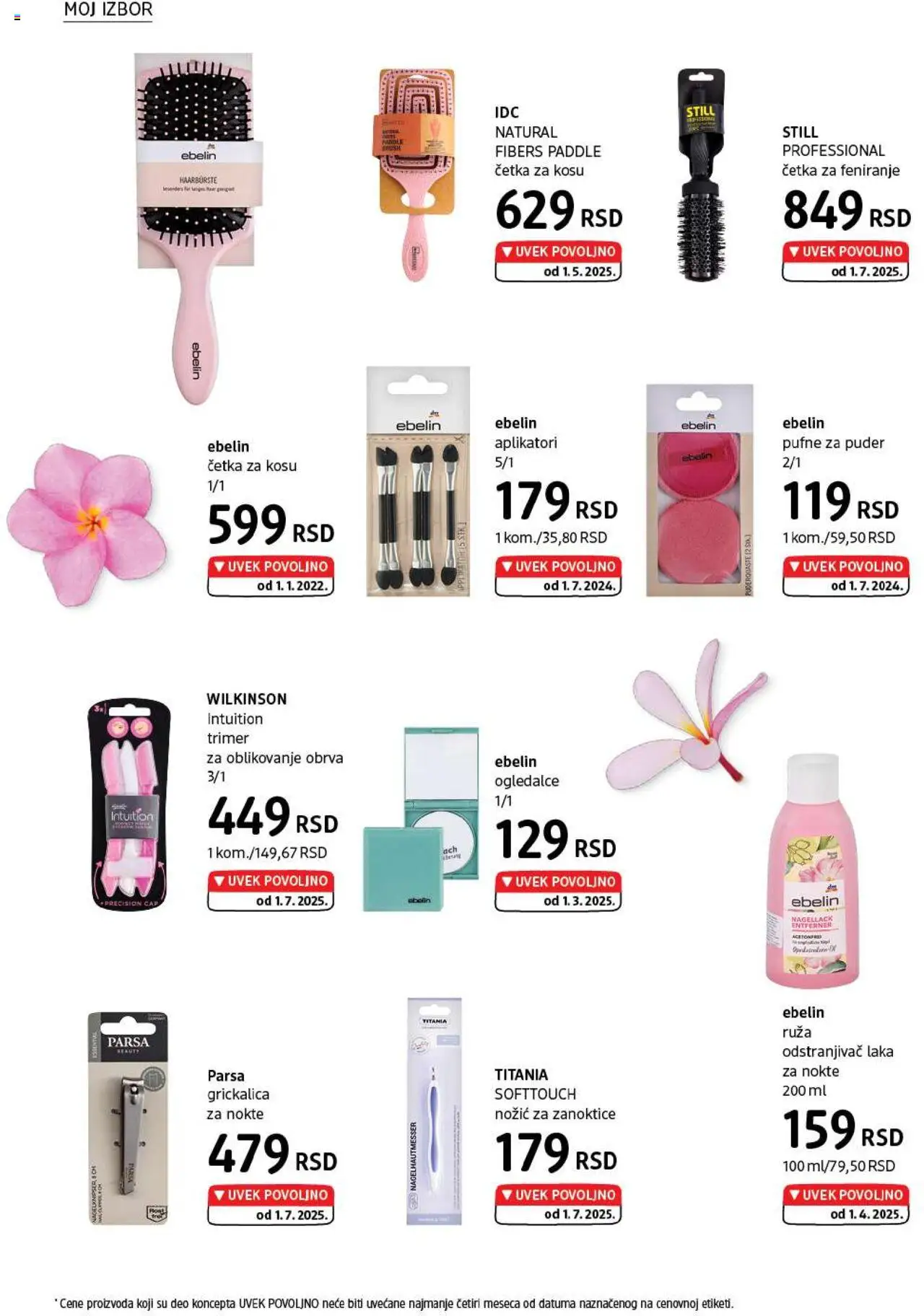 DM Drogerie katalog - važi od 01.08.2025 | Strana: 12 | Proizvode: Cetka za kosu, Puder, Četka, Trimer